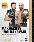 沃尔卡诺夫VS马哈切夫轻量级冠军战UFC284上演